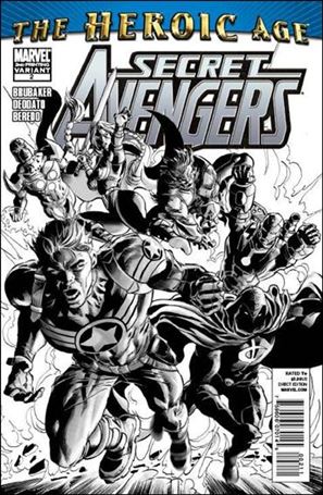 Secret Avengers (2010) issue 2-D Mike Deodato Jr Black & White Cover (2nd Printing)