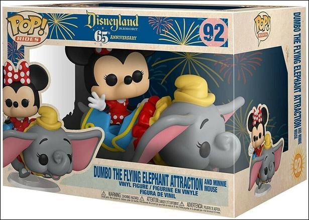 POP! Rides figure 92 Dumbo the Flying Elephant and Minnie Mouse