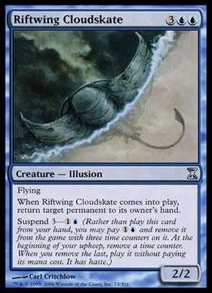 Magic the Gathering: Time Spiral (Base Set) card 73 Riftwing Cloudskate