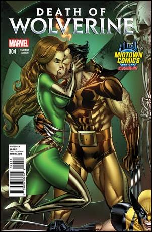 Death of Wolverine issue 4-E J. Scott Campbell Midtown Connecting Cover