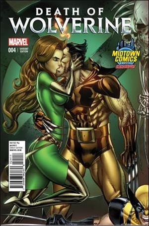 Death of Wolverine issue 4-E J. Scott Campbell Midtown Connecting Cover
