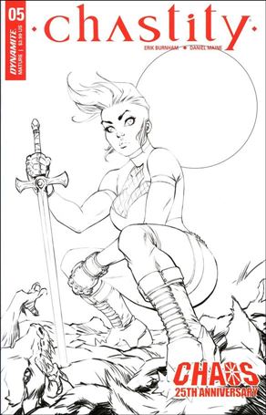 Chastity (2019) issue 5-I Ale Garza 1:20 Black & White Cover