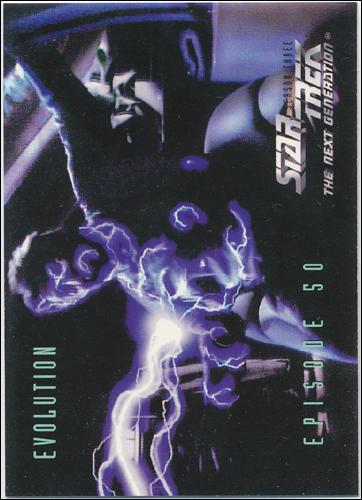 Star Trek: The Next Generation - The Episode Collection Season Three (Base Set) card 234 Evolution, Episode 50C