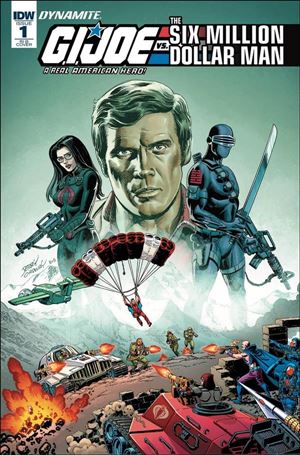 G.I. Joe: A Real American Hero vs The Six Million Dollar Man issue 1-D Jerry Ordway 1:25 Cover