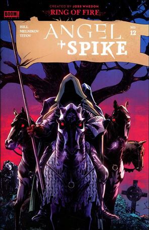 Angel + Spike issue 12-E Shawn Crystal 1:20 Cover