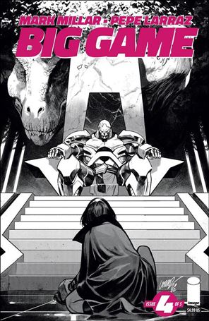 Big Game (2023) issue 4-B Pepe Larraz B/W Cover