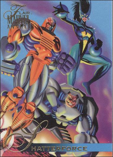 Marvel Annual Flair '95 (Base Set) card 148 Shatterforce