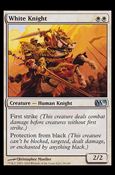 Magic the Gathering: 2011 Core Set (Base Set) card 39 White Knight