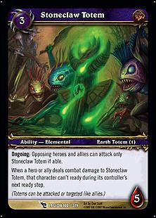 World of Warcraft: March of the Legion (Base Set) card 100 Stoneclaw Totem