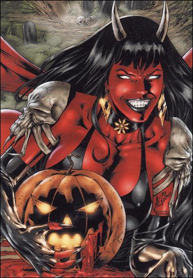 Lady Death and the Women of Chaos!: Love Bites (Base Set) card 53 Untold Tales of Purgatori 1