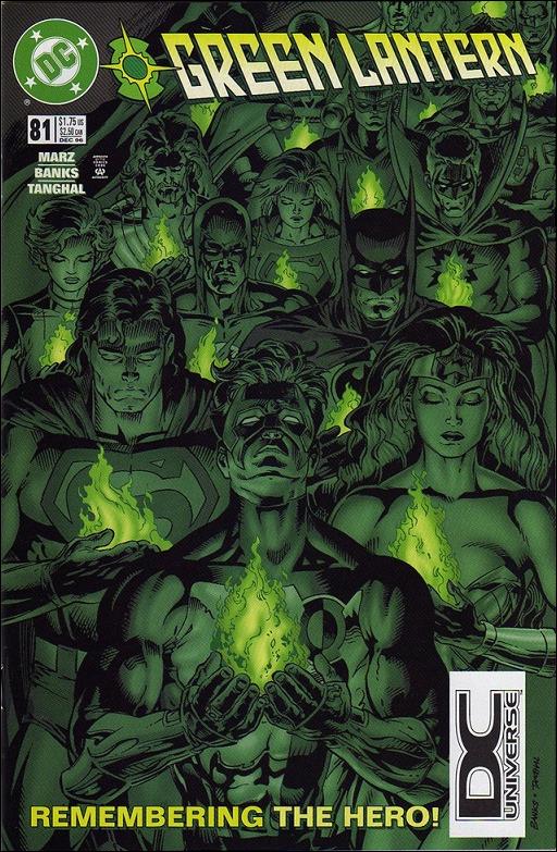 Green Lantern (1990) issue 81-D DC Universe UPC Standard Cover