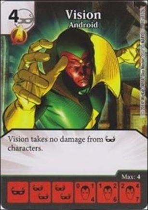 Marvel Dice Masters Uncanny X-Men  card 91 Vision: Android