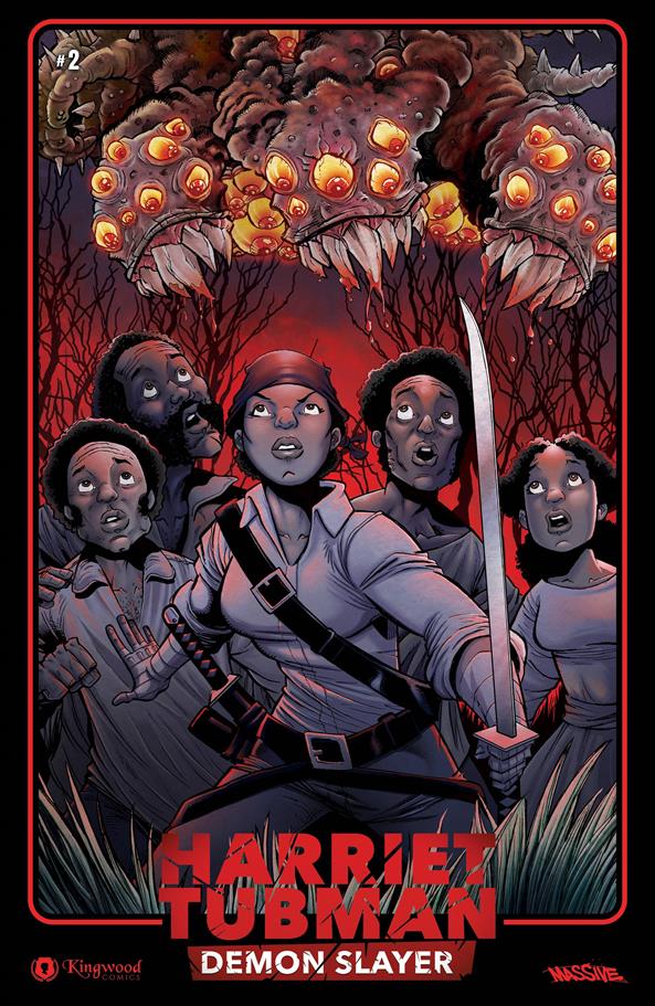 Harriet Tubman: Demon Slayer issue 2-B Robert Love Cover