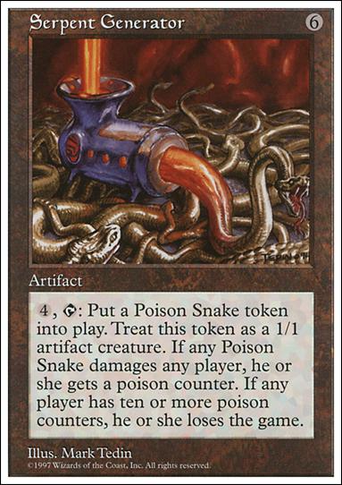 Magic the Gathering: 5th Edition (Base Set) card 398 Serpent Generator