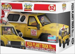 POP! Rides figure 52-B Pizza Planet Truck and Buzz Lightyear Fall Con