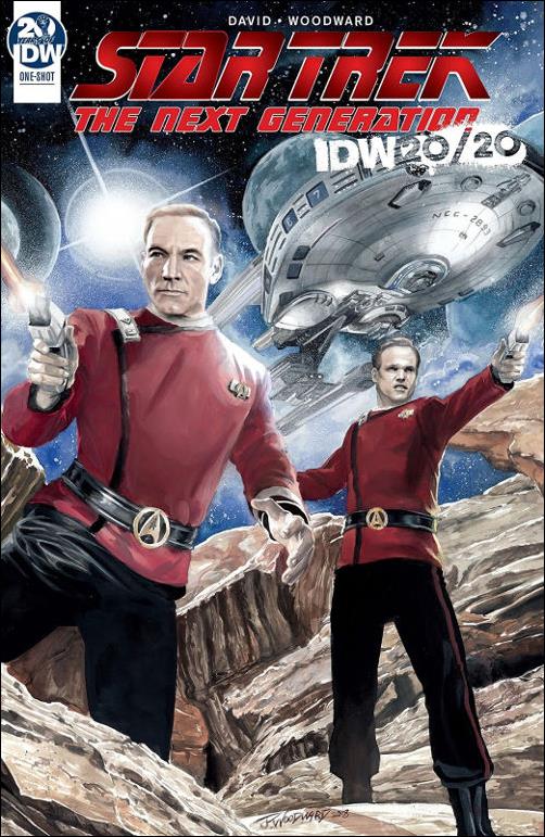 Star Trek: The Next Generation - Through the Mirror 20/20 issue One-Shot J.K. Woodward Cover