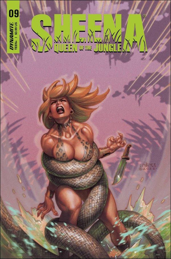 Sheena: Queen of the Jungle (2021) issue 9-C Joseph Michael Linsner Cover