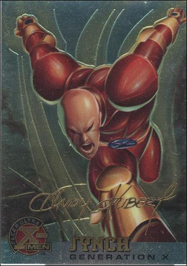 1996 Fleer Ultra X-Men All Chromium (Gold Signature Parallel Base Set) card 37 Synch