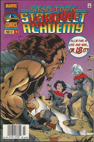 Star Trek: Starfleet Academy (1996) issue 4-B Newsstand Edition / Price Variant