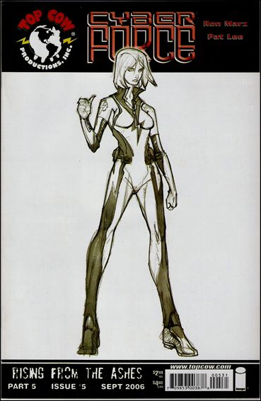 Cyberforce (2006) issue 5-C Pat Lee Sketch Cover