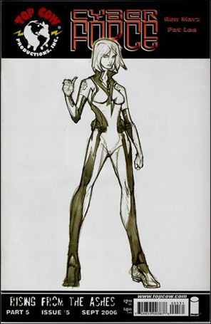 Cyberforce (2006) issue 5-C Pat Lee Sketch Cover