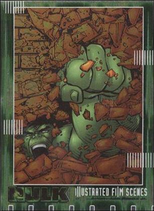 Hulk Film and Comic Cards (Illustrated Film Scenes Subset) card IF04 Hulk Smash!