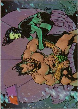 Marvel vs WildStorm (Base Set) card 78 Namor vs Nautica