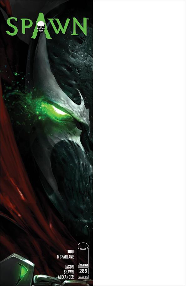Spawn issue 285-B Francesco Mattina (Left Half) Cover