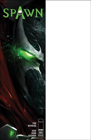 Spawn issue 285-B Francesco Mattina (Left Half) Cover