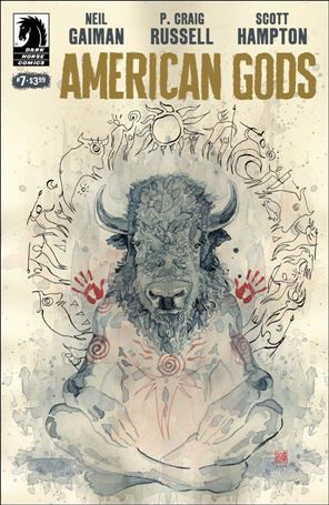 American Gods issue 7-B David Mack Cover
