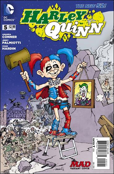 Harley Quinn (2014) issue 5-B Sergio Aragones 1:25 MAD Cover