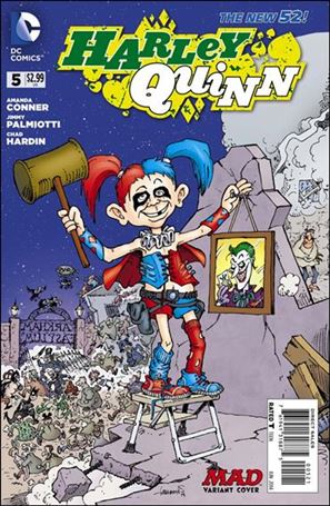 Harley Quinn (2014) issue 5-B Sergio Aragones 1:25 MAD Cover