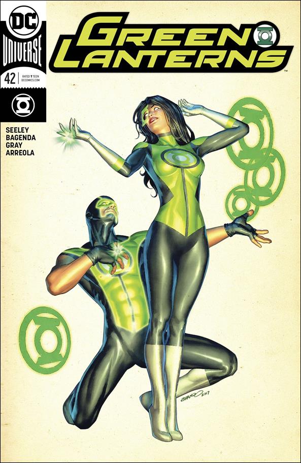 Green Lanterns issue 42-B Brandon Peterson Cover