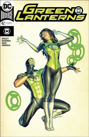 Green Lanterns issue 42-B Brandon Peterson Cover