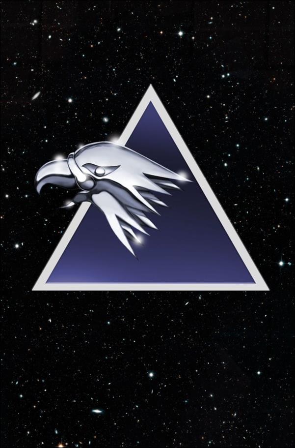 Silverhawks (2025) issue 1-N SilverHawks Symbol Metal Virgin Cover