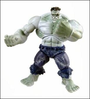 Marvel Universe (Series 1) figure 014-B Hulk (Grey) - Loose