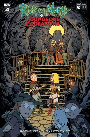 Rick and Morty vs Dungeons & Dragons issue 4-D Tess Fowler 1:20 Cover