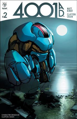 4001 A.D. issue 2-E Clayton Crain 1:10 Character Design Cover