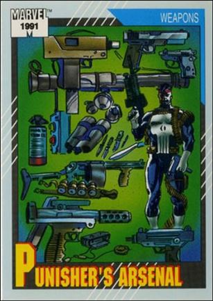 Marvel Universe: Series 2 (Base Set) card 132 Punisher's Arsenal