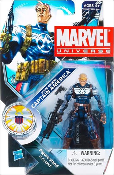 Marvel Universe (Series 3) figure 021 Steve Rogers, Captain America