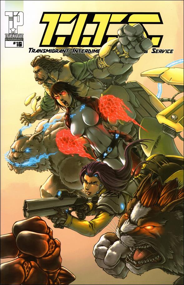 T.I.T.S. (Transmigrant Interdimensional Taxicab Service) issue 10 Wraparound Cover