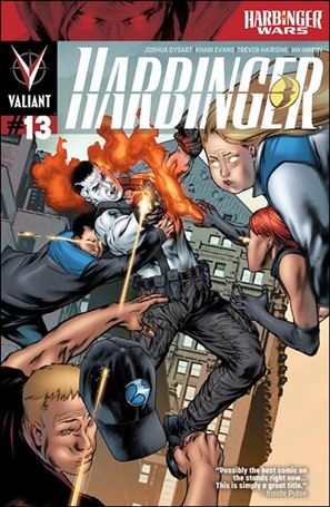 Harbinger (2012) issue 13-B Khari Evans 1:20 Cover