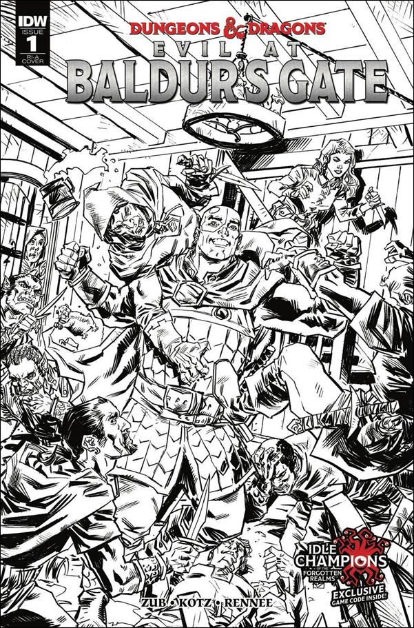 Dungeons & Dragons: Evil at Baldur's Gate issue 1-C Dean Kotz 1:10 Black & White Cover