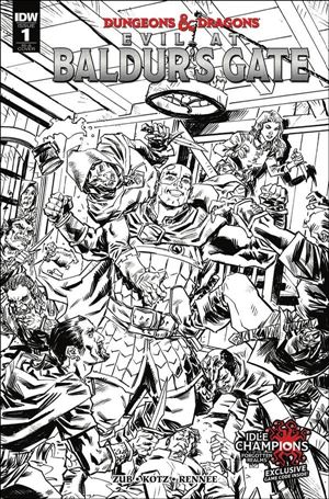 Dungeons & Dragons: Evil at Baldur's Gate issue 1-C Dean Kotz 1:10 Black & White Cover