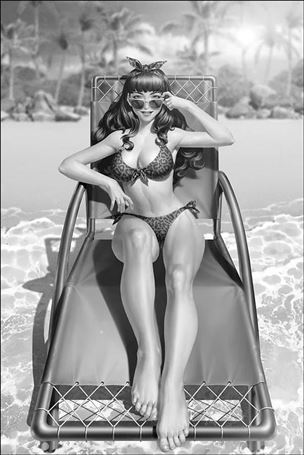 Bettie Page (2020) issue 1-I Jung-Geun Yoon 1:15 B&W Virgin Cover