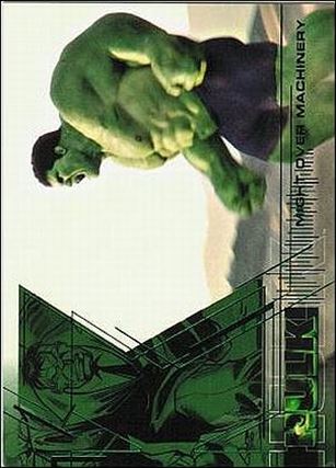 Hulk Film and Comic Cards (Base Set) card 29 Might Over Machinery