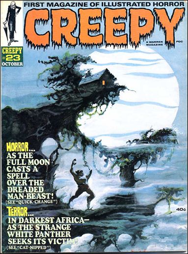 Creepy issue 23 Tom Sutton cover