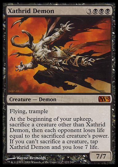 Magic the Gathering: 2010 Core Set (Base Set) card 122 Xathrid Demon