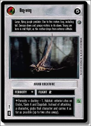Star Wars: Dagobah Limited (Base Set) card 93 Bog-Wing