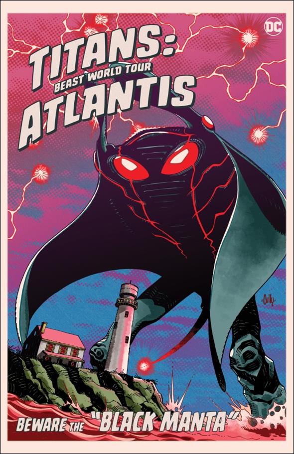 Titans: Beast World Tour - Atlantis issue 1-C Cully Hamner Cardstock Cover